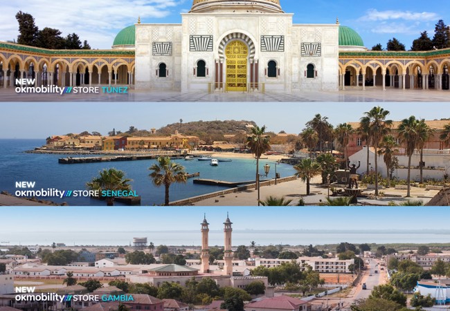 OK Mobility abre cuatro nuevas tiendas Túnez, Senegal y Gambia y consolida su presencia en África