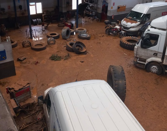 La mitad de los talleres de los municipios valencianos afectados, destruidos o con daños parciales