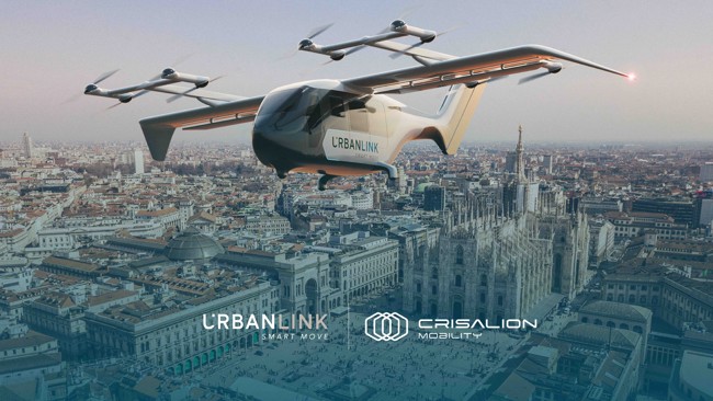 La española Crisalion Mobility acuerda la preventa de 20 aeronaves a UrbanLink Air