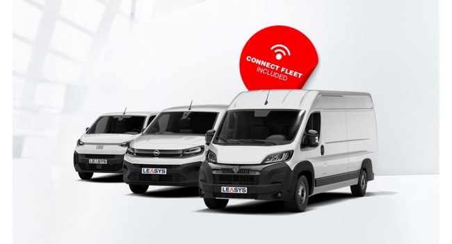 Leasys incorpora el sistema de 'Connect Fleet' en la gama de vehículos comerciales de Stellantis