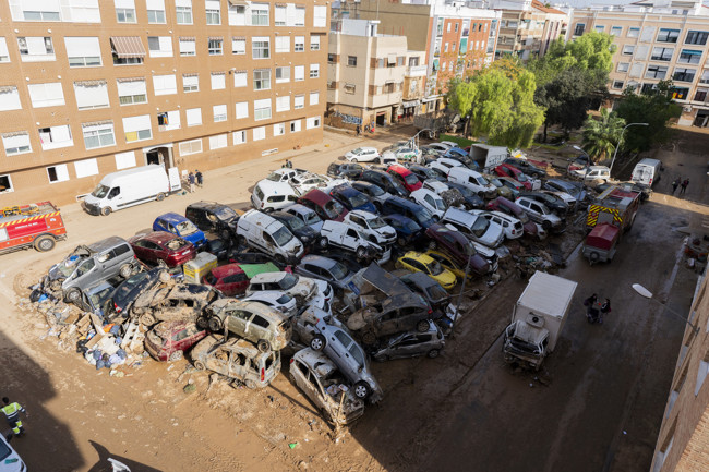 Más de 30.000 vehículos dañados por la dana ya se han llevado a reciclaje