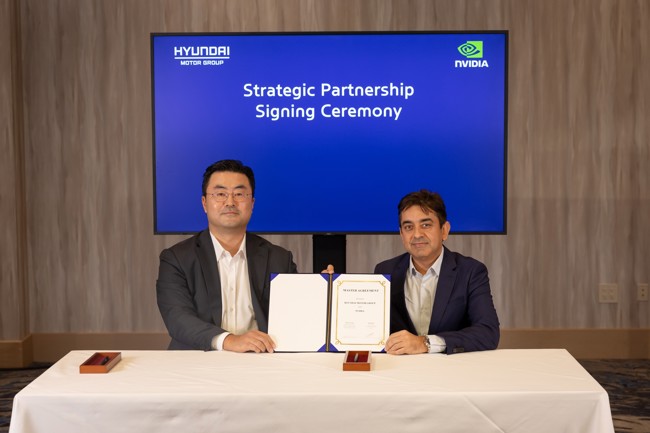 Hyundai se asocia con Nvidia para desarrollar tecnologías de inteligencia artificial