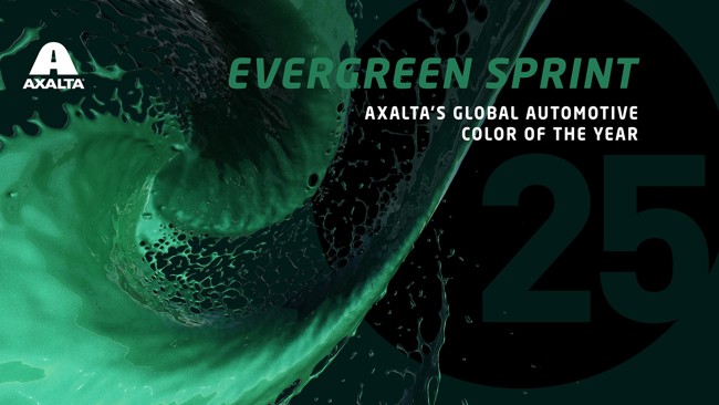 Axalta presenta el 'evergreen sprint' como el color global para la automoción de 2025