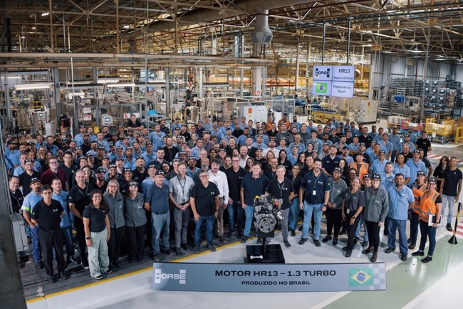 Horse inicia la producción del motor Flex HR13 en su planta de Curibia tras invertir 16 millones