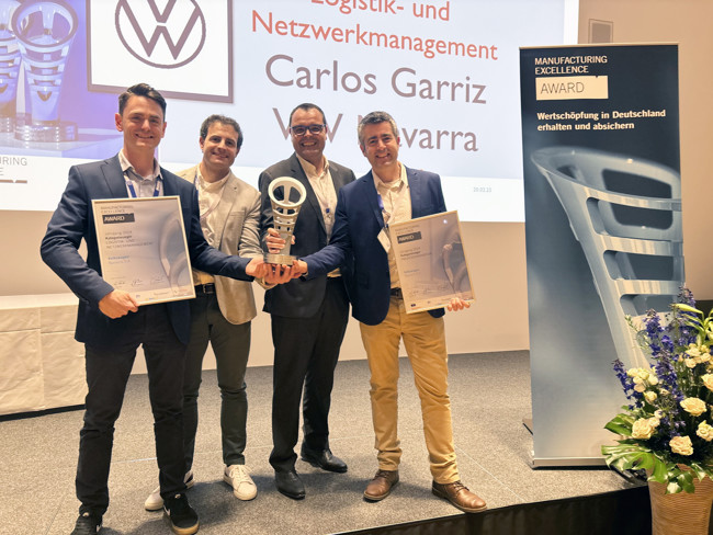 Volkswagen Navarra gana el MX Industrial Excellence Award en dos categorías