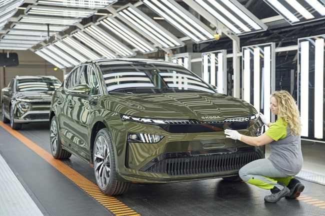 Skoda Auto comienza la producción de los modelos Enyaq y Enyaq Coupé en su fábrica de República Checa