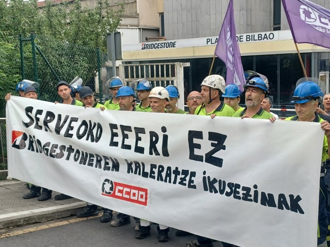 La plantilla de Serveo en Basauri (Vizcaya) suspende la huelga a la espera de seguir negociando el ERE