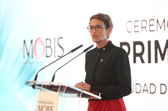 Chivite viajará a Corea para exponer a Navarra como "polo industrial receptor de inversiones"