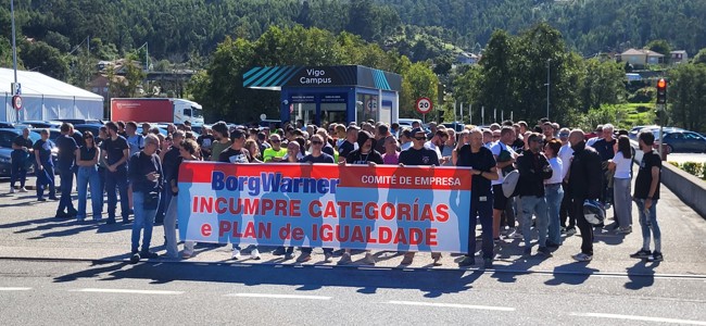 El comité de la auxiliar de automoción Borgwarner convoca huelga indefinida desde el 15 de octubre