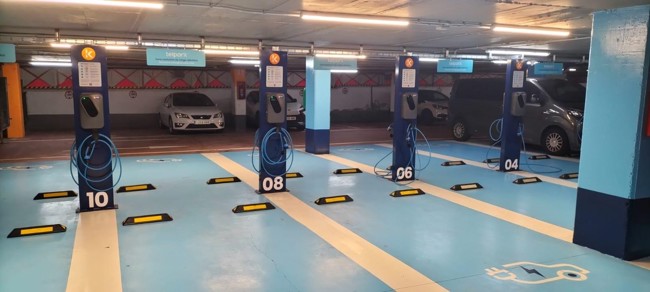 Telpark ofrece recarga gratuita para vehículos eléctricos en 14 ciudades con el apoyo de Aedive