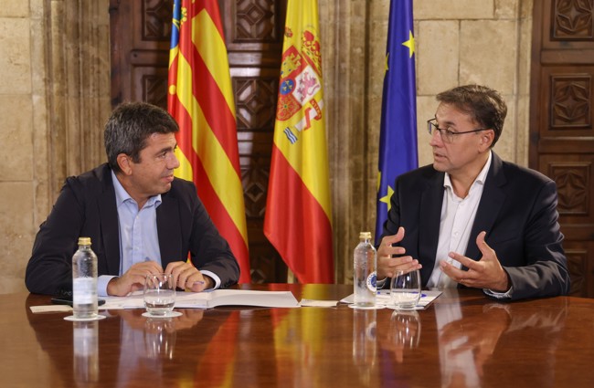 Economía.- Mazón, "optimista" tras reunión con director de Fabricación de Ford España: "Mantiene apuesta" por Almussafes