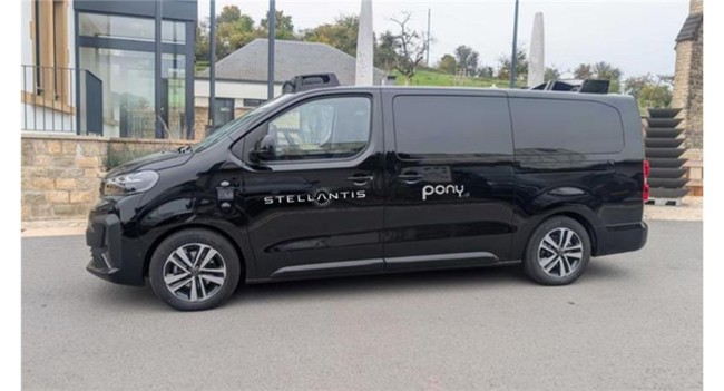 Stellantis y la china Pony.ai se asocian para avanzar el desarrollo de Robotaxi en Europa