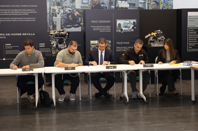 Horse y los sindicatos firman el acuerdo del primer convenio, que la empresa ve "equilibrado y positivo"