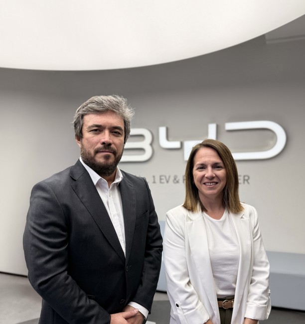 BYD Iberia nombra a Rodrigo Ferreira y Carmen Sánchez Martín como nuevos jefes de ventas y producto