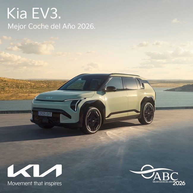 El Kia EV3 gana el 'Premio al Mejor Coche del Año 2026' del diario 'ABC'