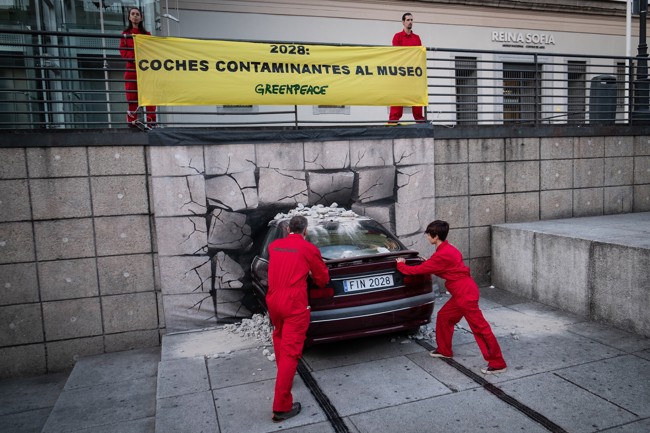 Greenpeace pide a la Comisión Europea mantener la prohibición de vender coches de combustión para 2035