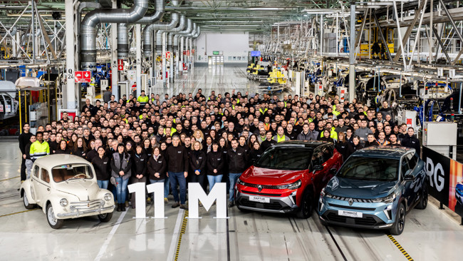 Renault Group alcanza los 11 millones de vehículos producidos en Valladolid