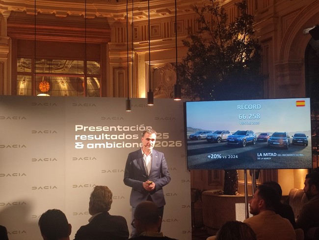 Dacia prevé mantener su ritmo de ventas en España tras crecer un 20% en 2025 gracias al Sandero