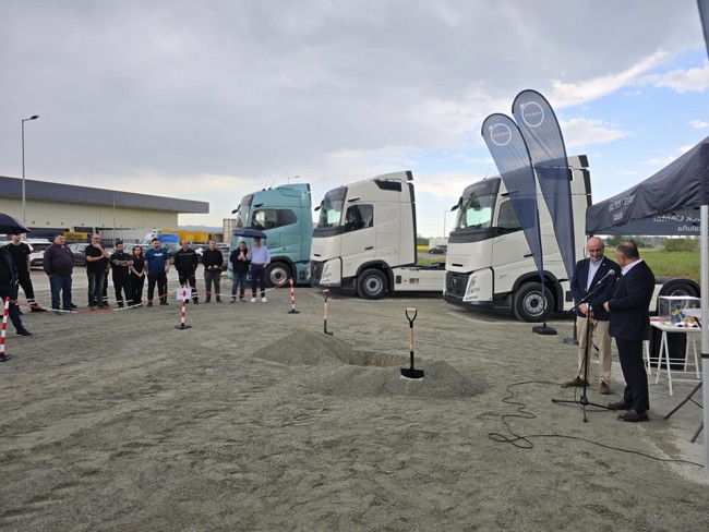 Volvo Trucks inicia las obras de sus nuevas instalaciones en Bescanó (Girona)