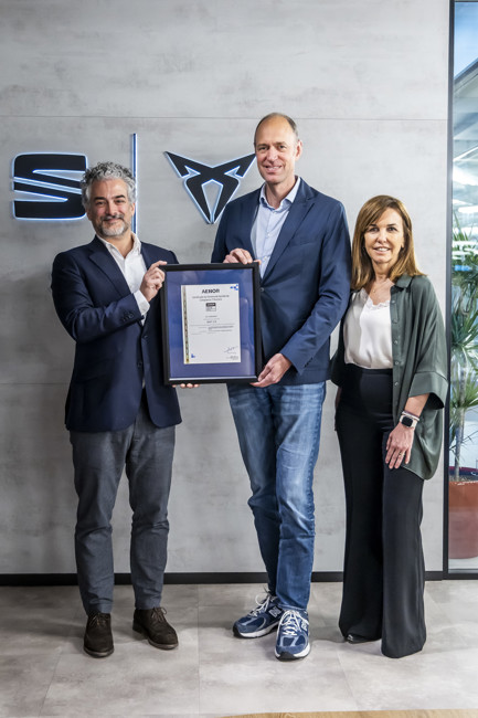 Seat obtiene la certificación de Aenor para su Sistema de Gestión de Compliance Tributario
