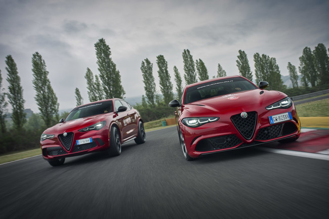 Alfa Romeo exhibe su gama más deportiva y mantiene su apuesta por los modelos Quadrifoglio