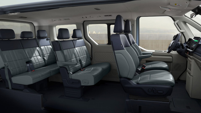 Kia amplía la gama de su primera furgoneta eléctrica PV5 con la nueva configuración de 7 plazas