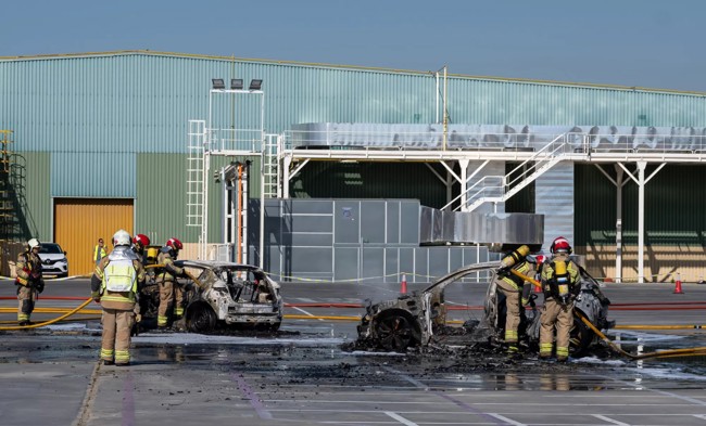 Renault refuerza su capacidad de respuesta a emergencias con un simulacro multiescenario en Valladolid