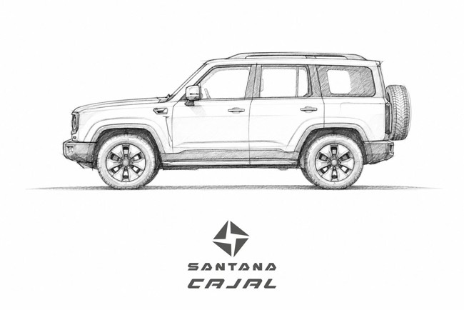 Santana desvela el Santana Cajal, un nuevo todoterreno  en colaboración con el grupo BAIC