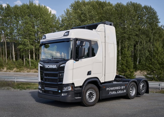 Toyota y Scania probarán la pila de combustible de hidrógeno en camiones pesados