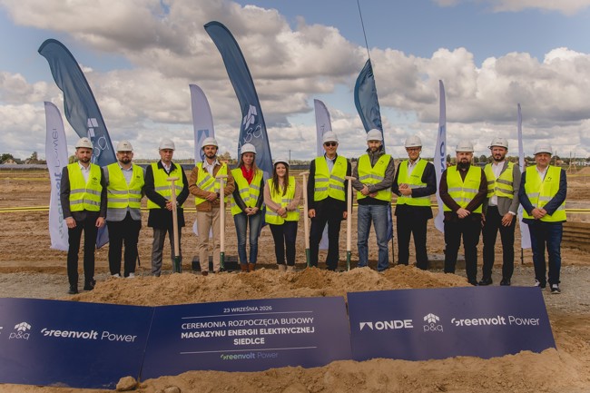 Greenvolt arranca las obras de un sistema de almacenamiento de energía en baterías (BESS) en Polonia