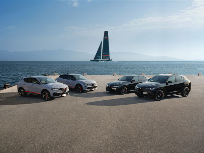 Alfa Romeo estrena la edición especial Luna Rossa para sus modelos Junior, Tonale, Giulia y Stelvio