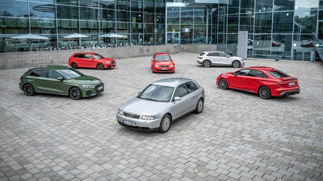 El Audi A3 cumple 30 años con más de seis millones de unidades producidas a lo largo de su historia