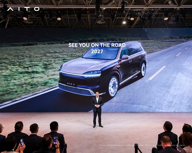 La marca china Aito anuncia su entrada en el mercado automovilístico europeo en 2027